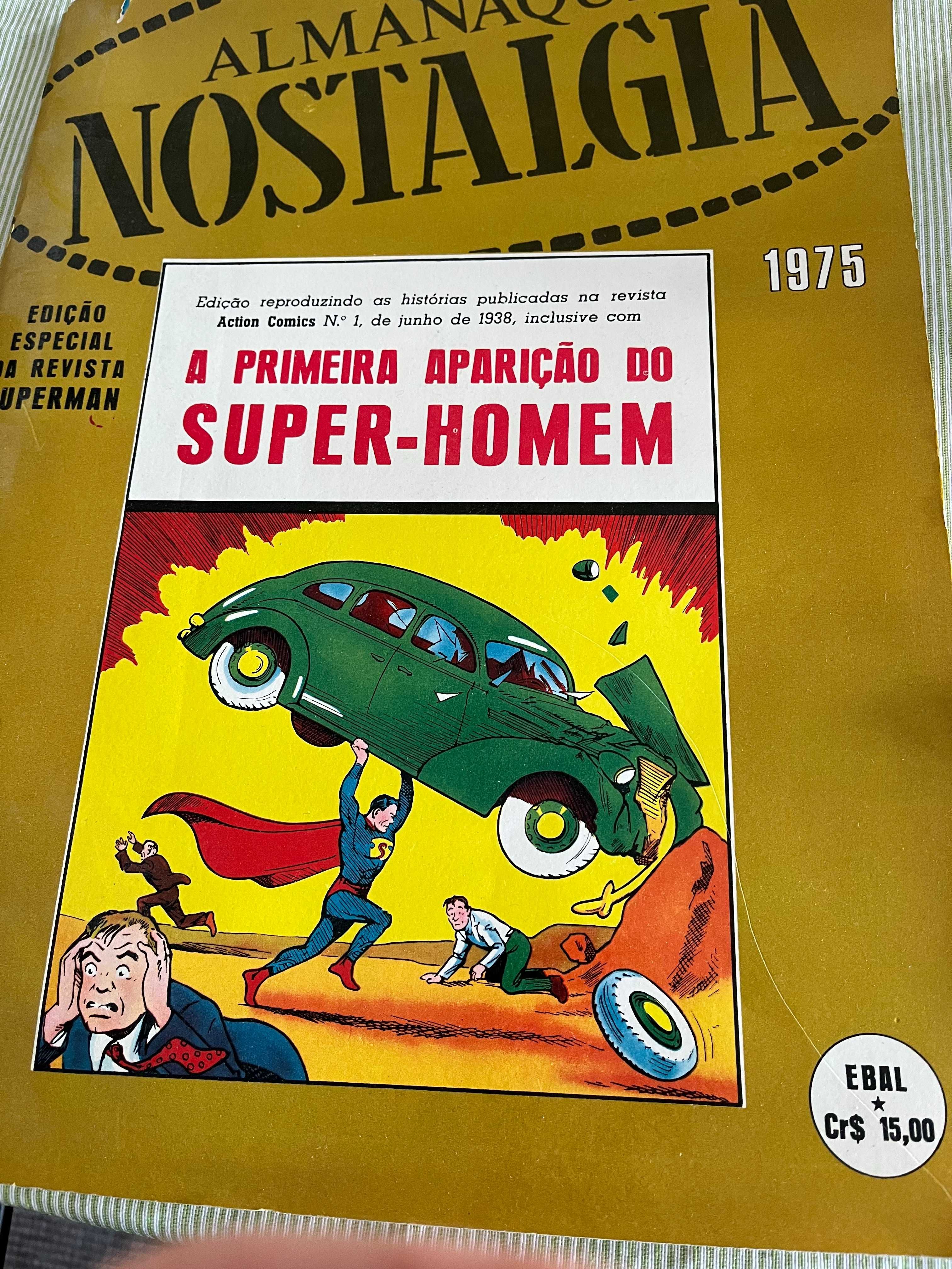 Almanaque Nostalgia 1975 -Banda Desenhada. Superhomem