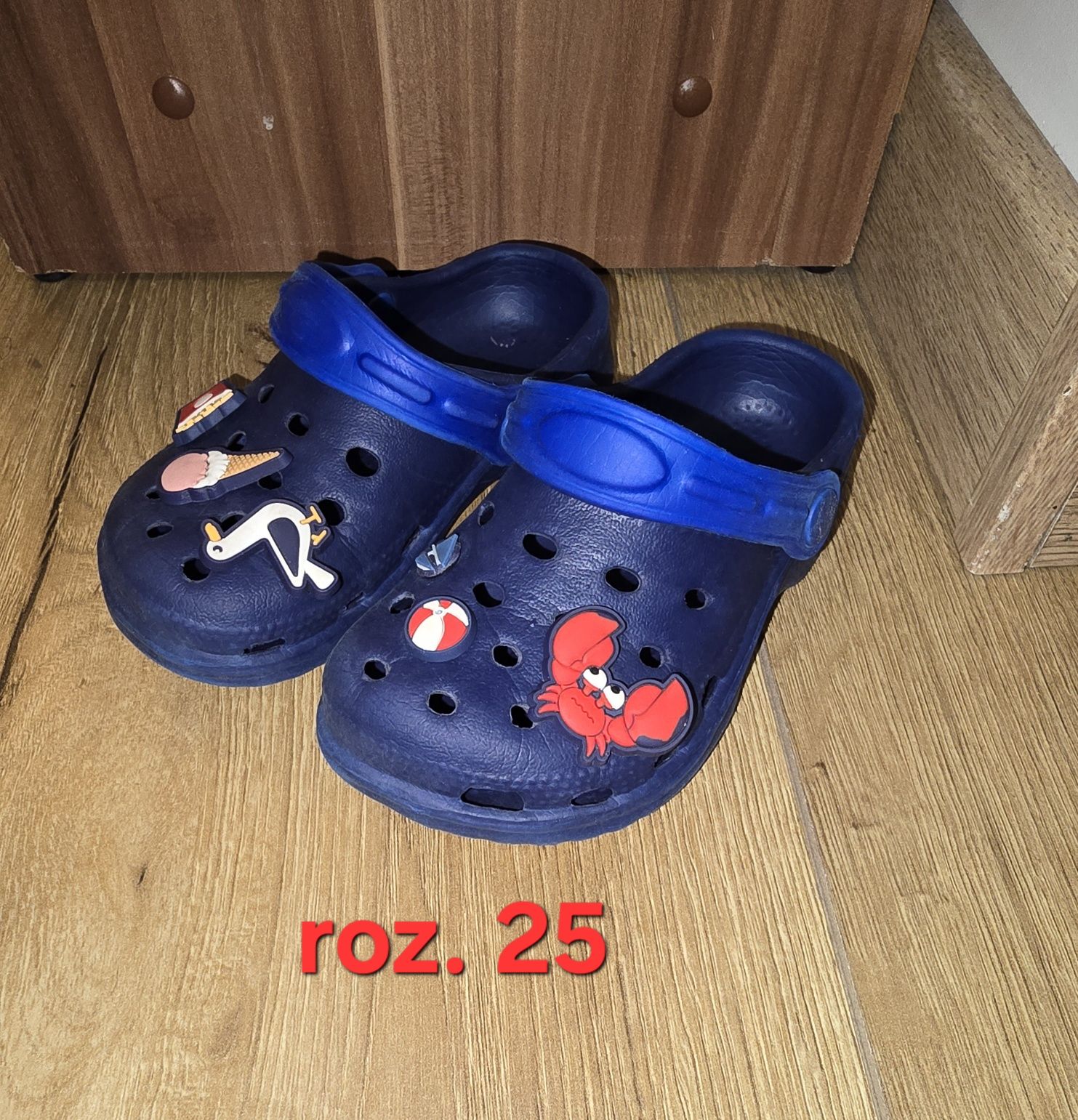 Klapki roz. 25 a'la crocs gumowe Cool Club