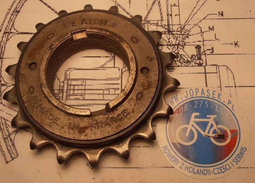 Wolnobieg zębatka do roweru z silnikiem sachs SPARTAMET SAXONETTE