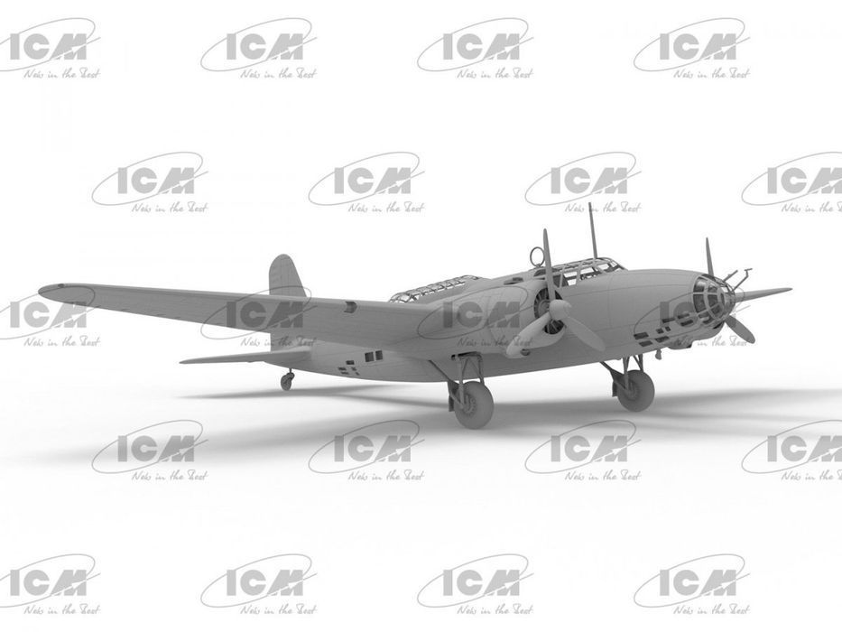 ICM 72205 Ki-21-Ia 'Sally' Japanese Heavy Bomber 1/72 model do sklejan