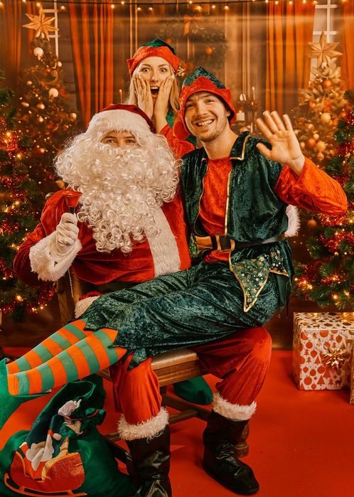 Święty Mikołaj z elfami, warsztaty świąteczne, eventy, animator