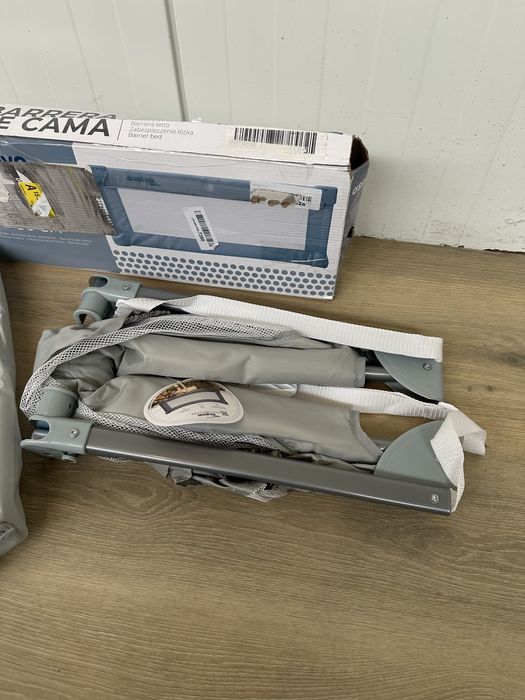 Barierka zabezpieczająca do łóżka 90cm Asalvo kratka ochronna