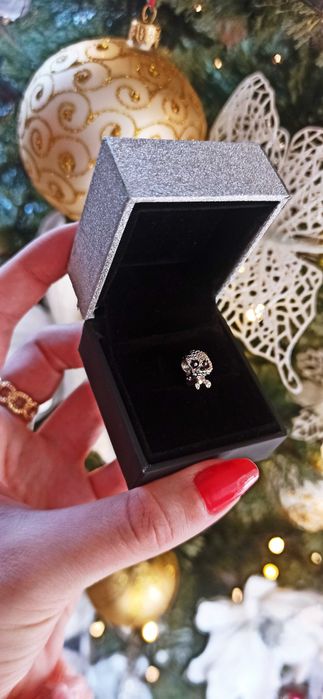 Zawieszka Charms Lśniąca Urocza Panda do Bransoletka•Wysyłka 24H•NOWA