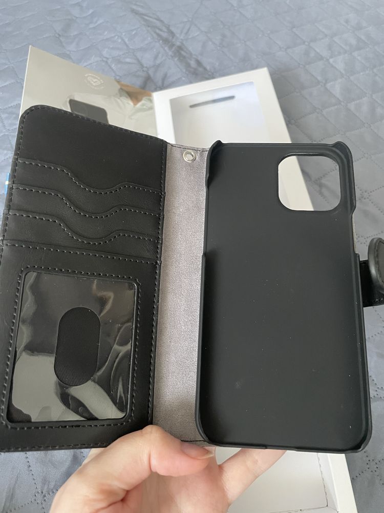 Ideal of Sweden magnet wallet for Iphone 12 pro max nowe czarne etui