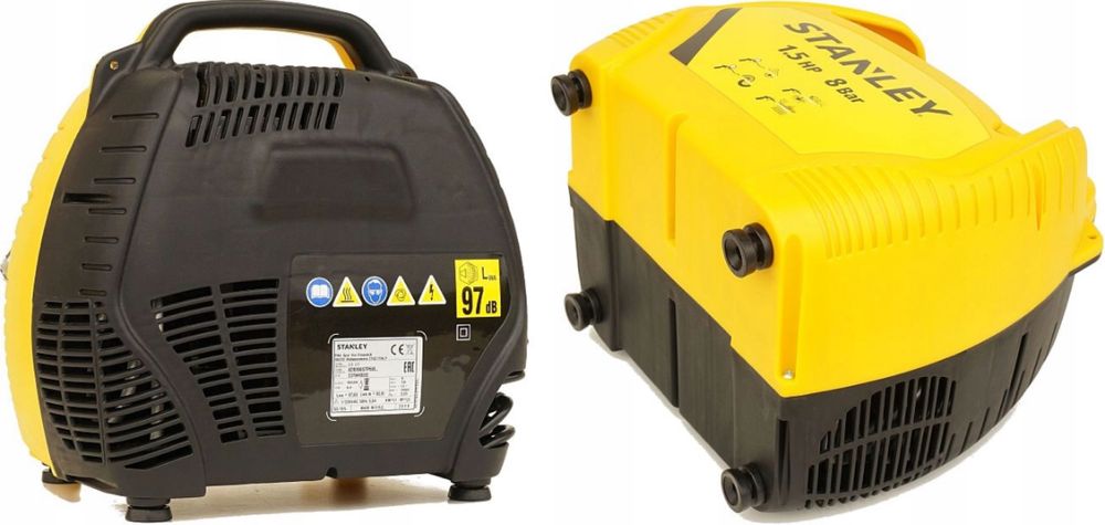 STANLEY Kompresor Bezolejowy 8 Bar 1100 W Sprężarka + Zestaw