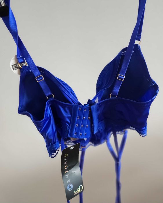 Komplet z metką rozmiar 75D niebieski