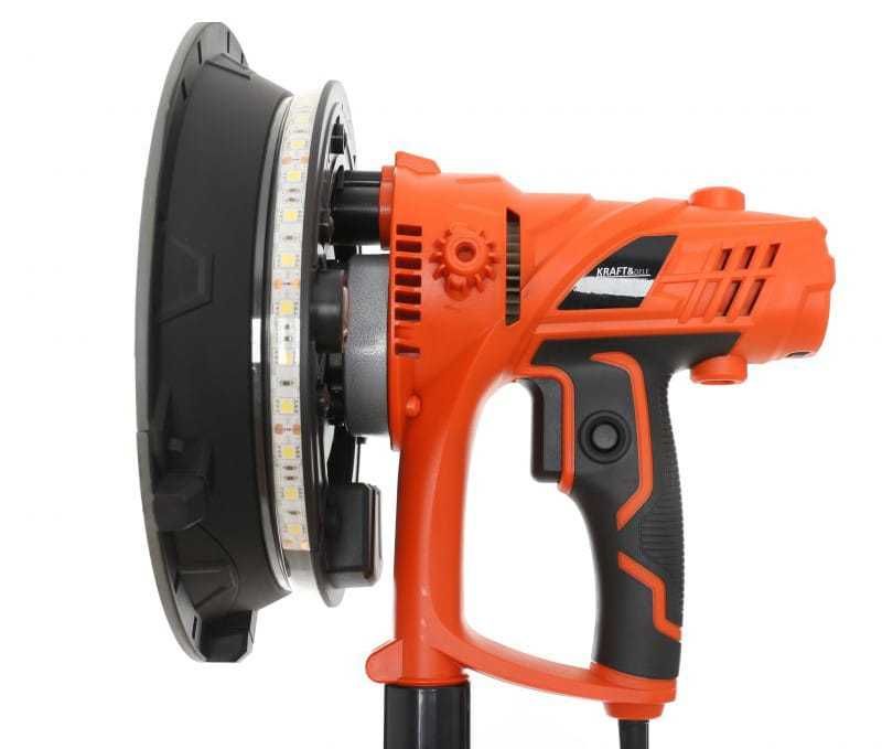 KRAFT&DELE Szlifierka Do Gipsu Gładzi Tynków 225mm 1500w LED KD1741
