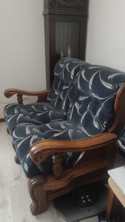 zestaw wypoczynkowy sofa rozkładana +2 fotele