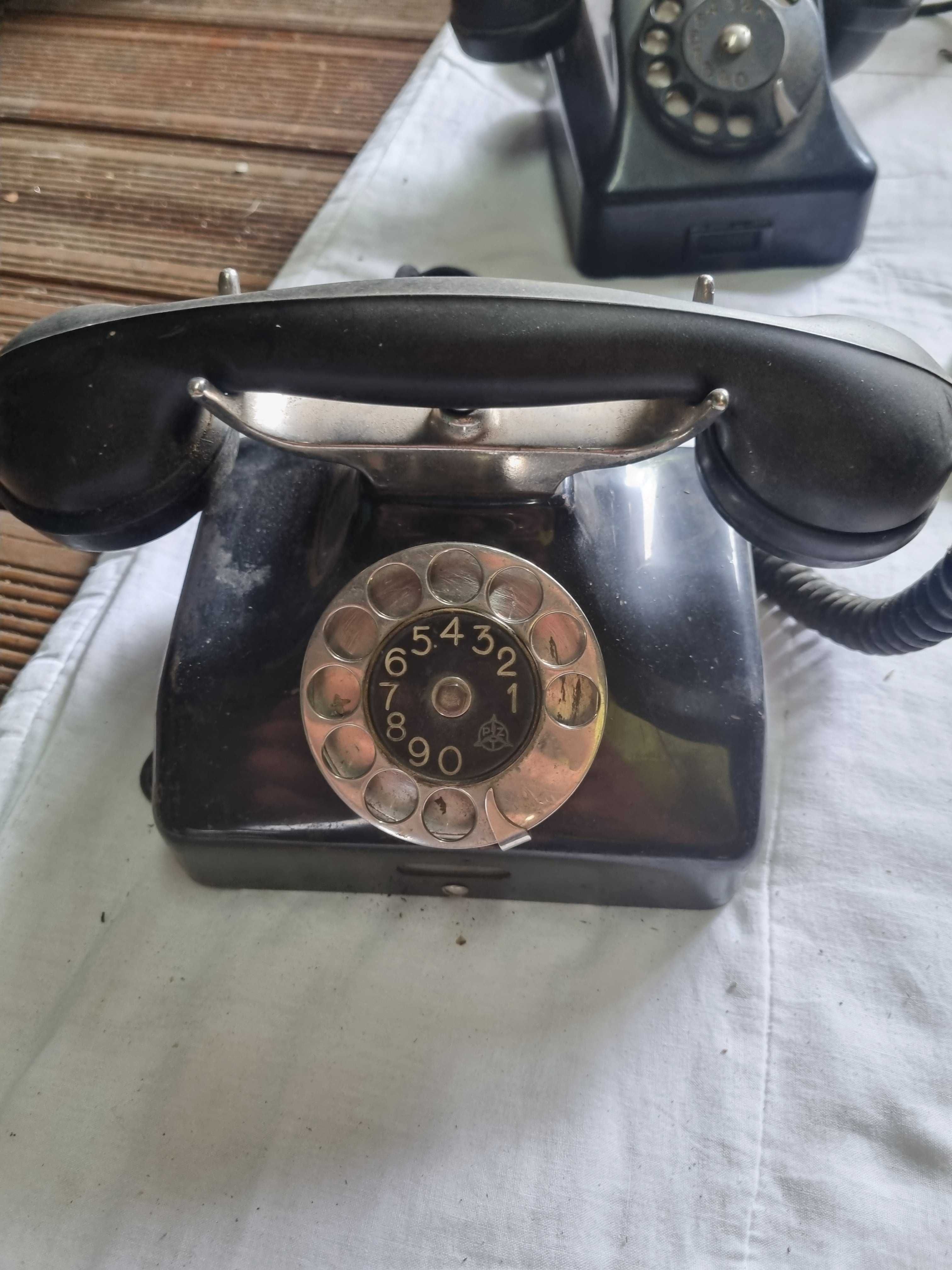 Stare zabytkowe telefony