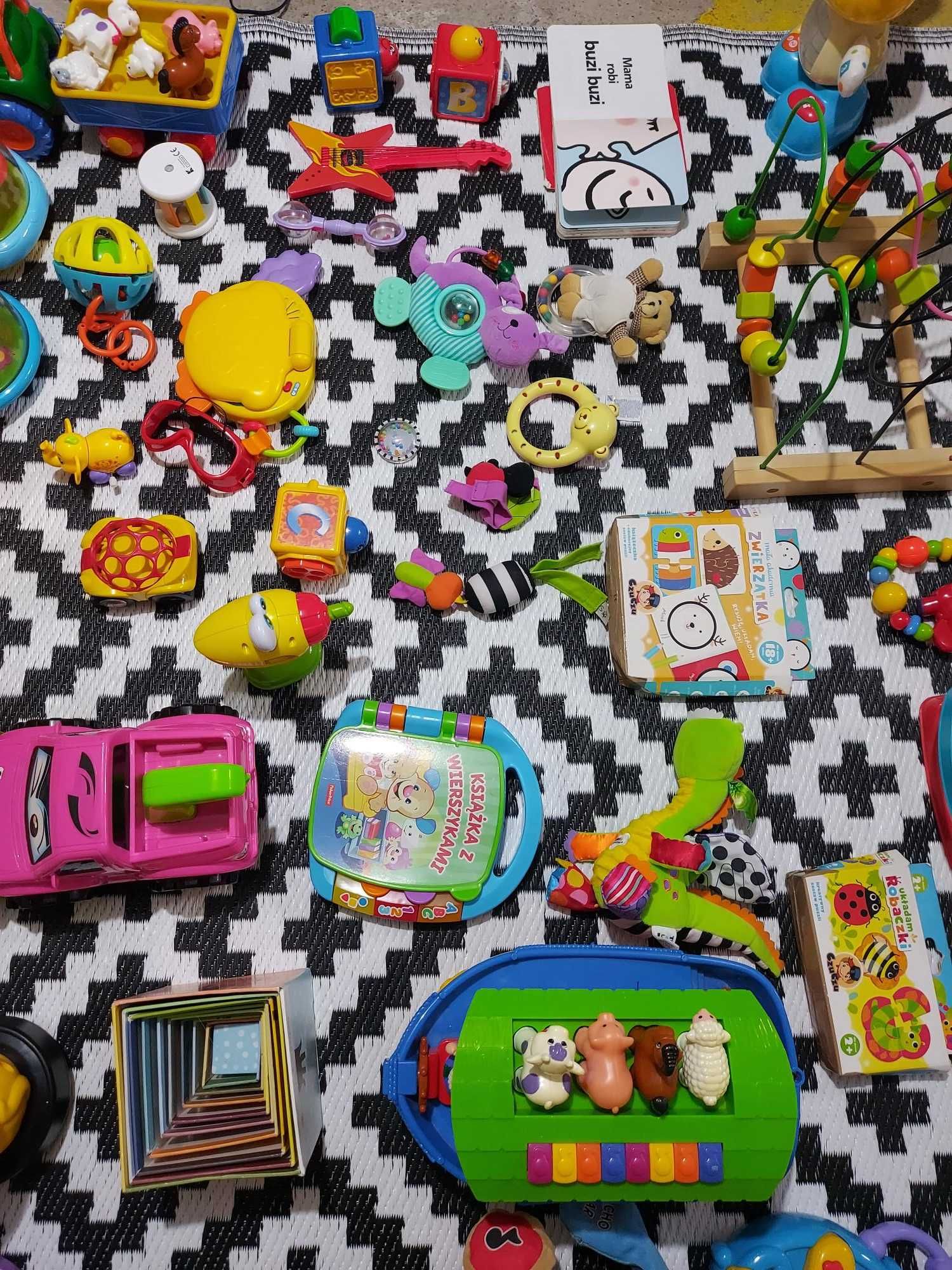 Zabawki, zestaw zabawek, wiek 0-2 latka, bardzo dobry stan