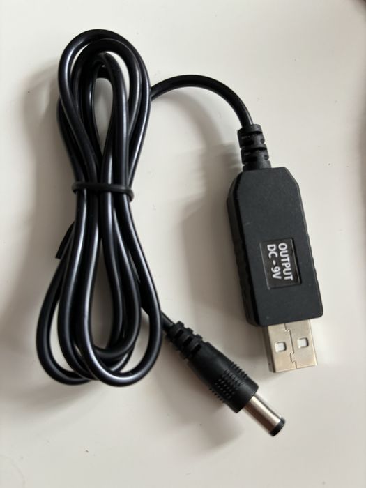 Кабель живлення для роутера від павербанку 5V-12V