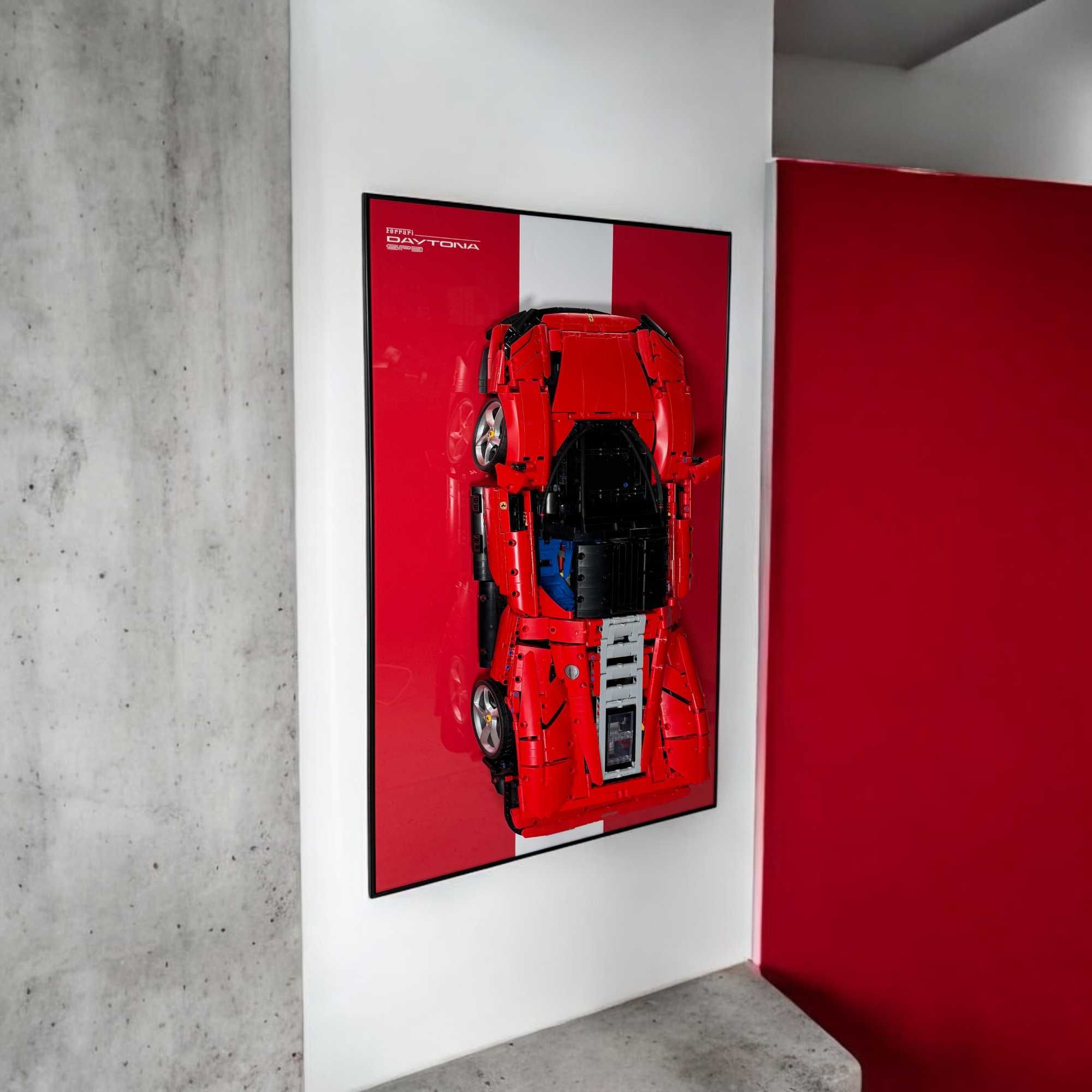 Рамка на Стіну для Лего Ферарі Дайтона LEGO Technic Ferrari SP3 42143