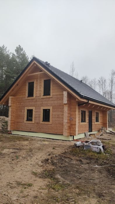 Domy z bali dom z bala  dom szkieletowy bale drewniane dom z drewna