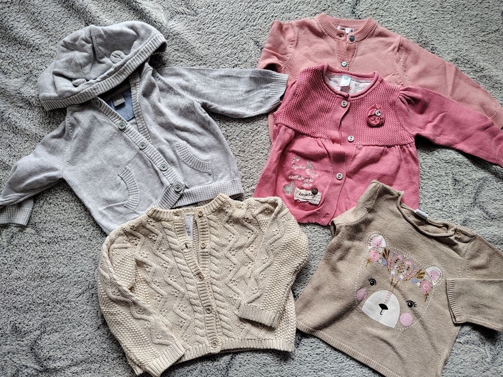 zestaw ubrań niemowlęcych dla dziewczynki 0-3 m. (rozm. 56-62-68)