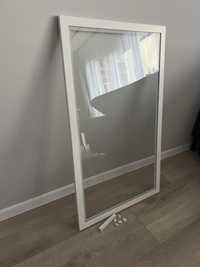 1x półka KOMPLEMENT ikea szklana biały 100x58 cm