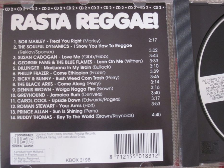 Pack de CD's de Raggae