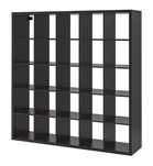 Regał kallax Ikea 182 x 182 ciemny brąz/czarny