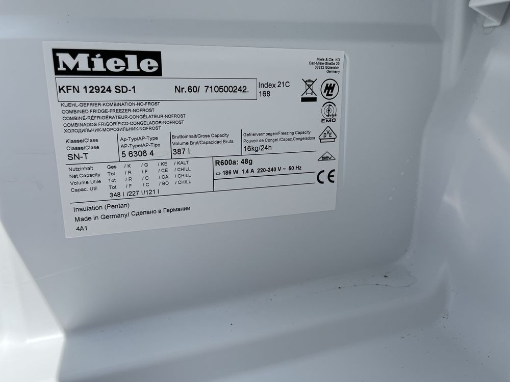 Lodówka Miele 2 M | Transport + Gwarancja