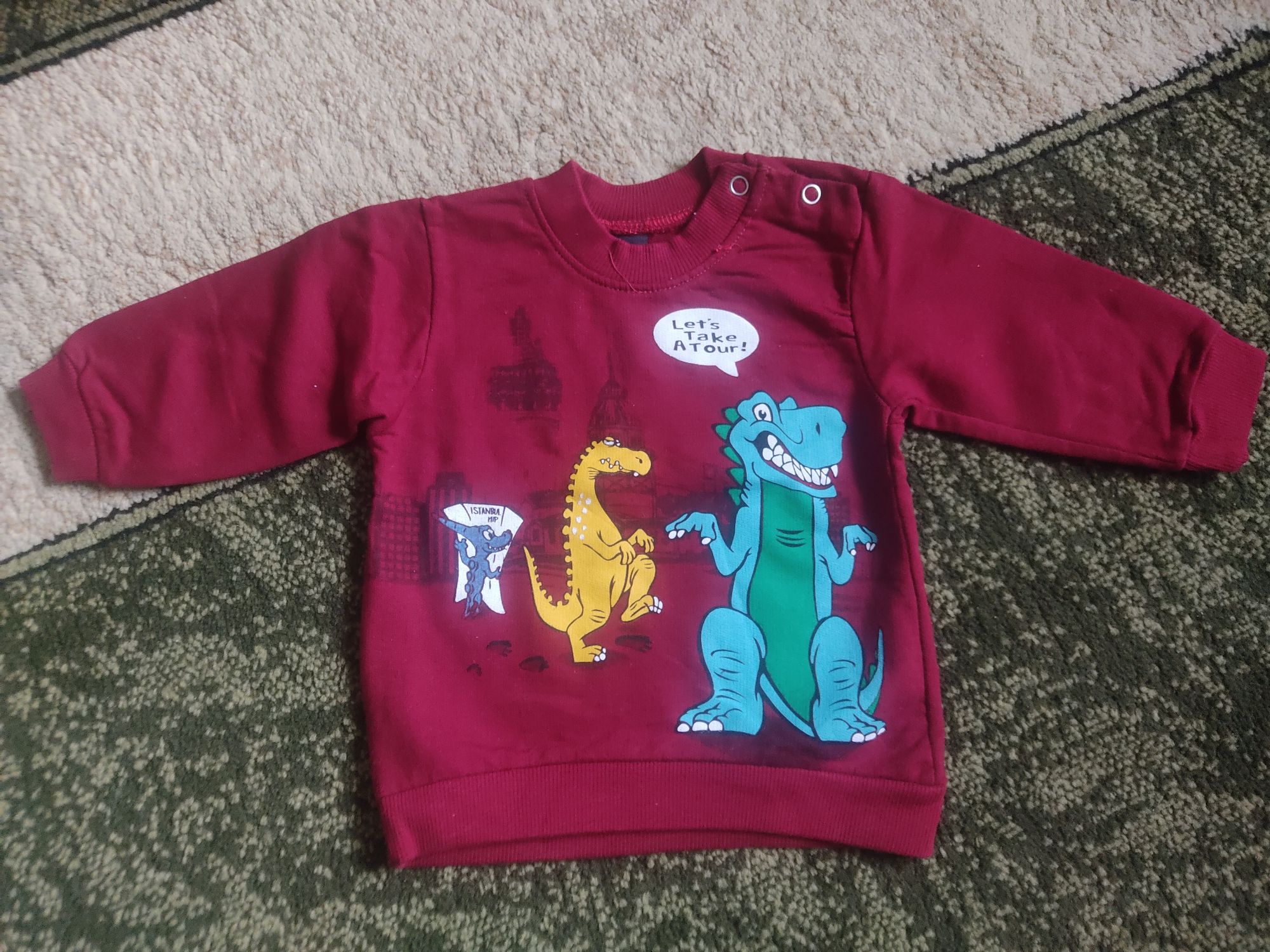 Bluza z dinozaurami rozmiar 68