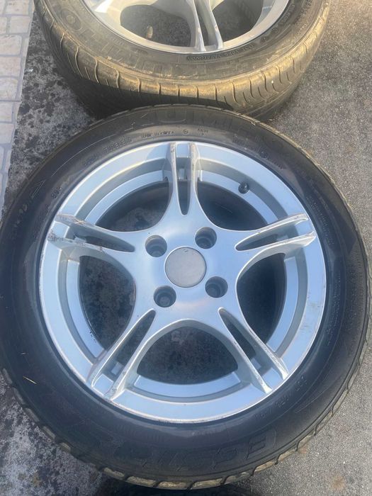 Conjunto 4 jantes e pneus 14" 4x100