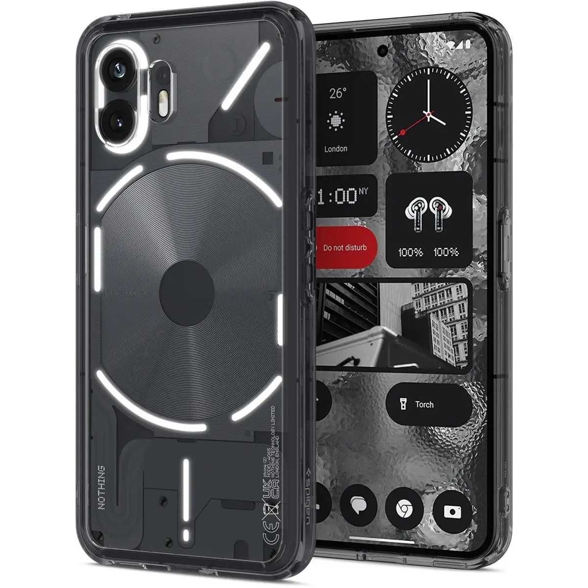 Чехол Spigen Ultra Hybrid для Nothing Phone 2 Space Crystal