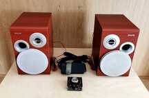 Miniwieża z bluetooth, usb, aux. 2x100w.