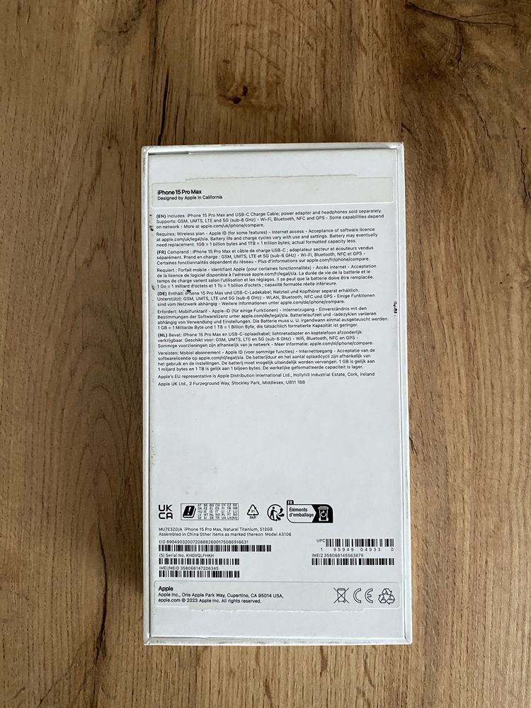Iphone 15 pro max 512gb neverlok стан 10/10