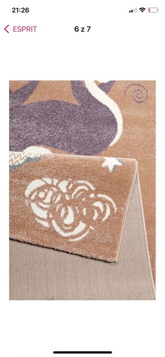 Dywan "Sunny Unicorn" w kolorze pomarańczowym 120x170