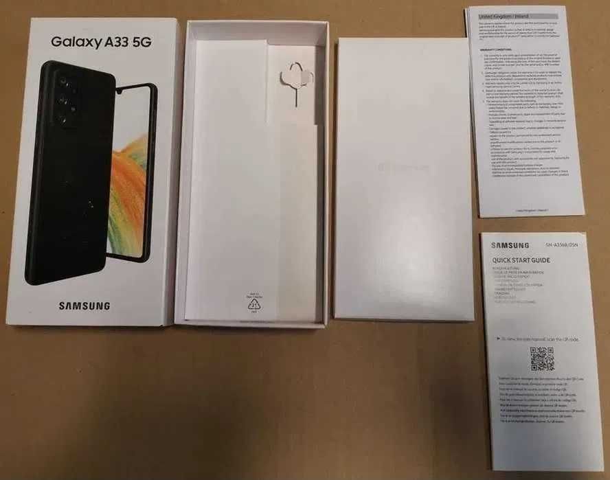 Pudełko od Samsung A33 5G – ORYGINAŁ! Komplet