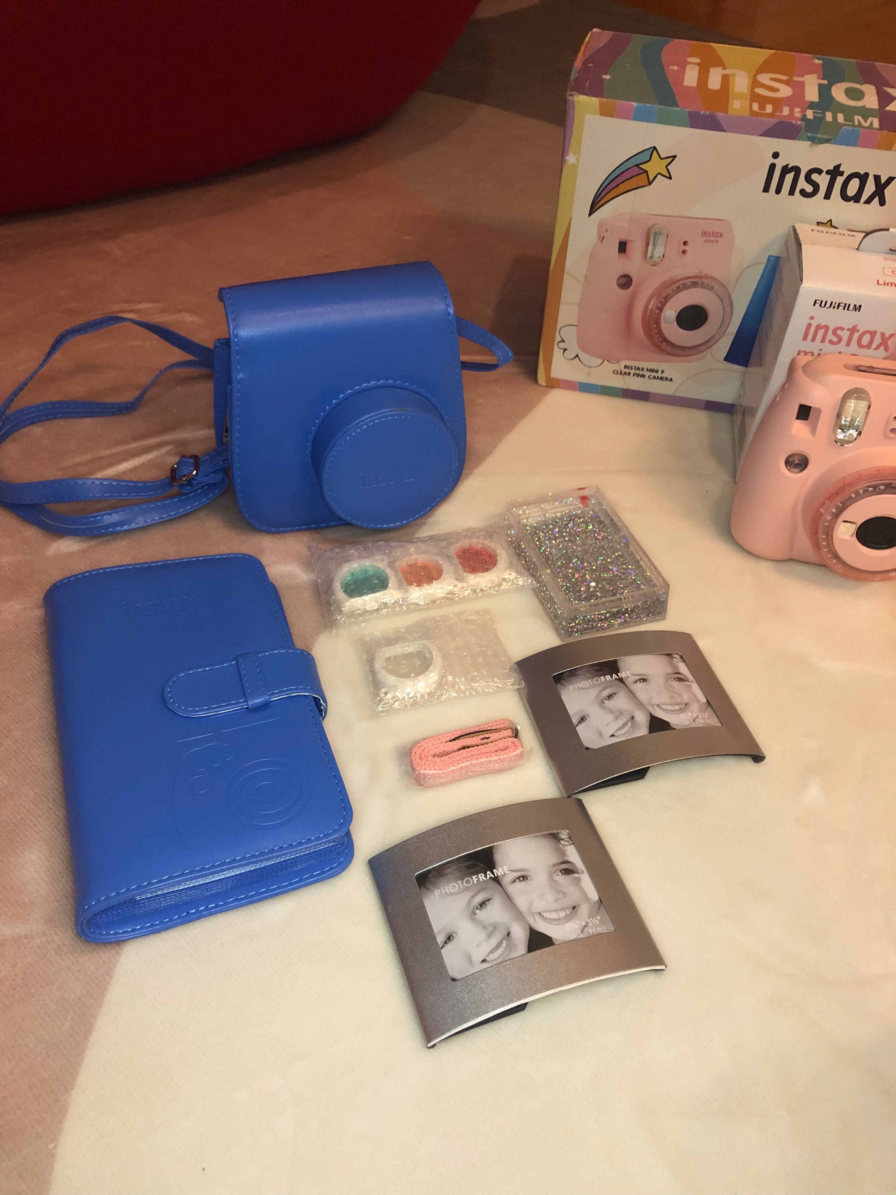 Duży zestaw dodatków do instax mini 9