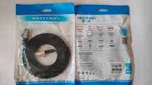 Патч-корд Vention CAT 7 FTP Ethernet, 3 m, Black, rj-45 - rj-45.