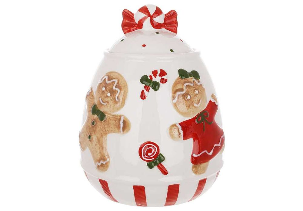 Новорічний посуд Банка для цукру Банка для сахара Новогодняя посуда