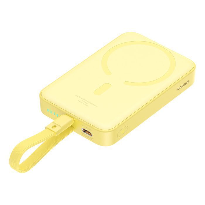 Powerbank Baseus MagSafe 10000mAh 20W z kablem Lightning + kabel USB-C