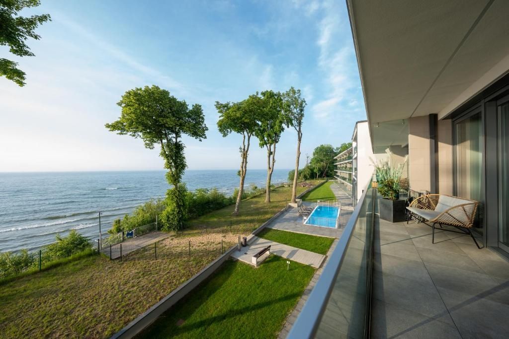 Apartament Rewal Pierwsza Linia Brzegowa Widok na Morze