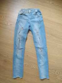 Spodnie jeansowe 140