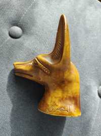 Egipska statua głowy Annubisa