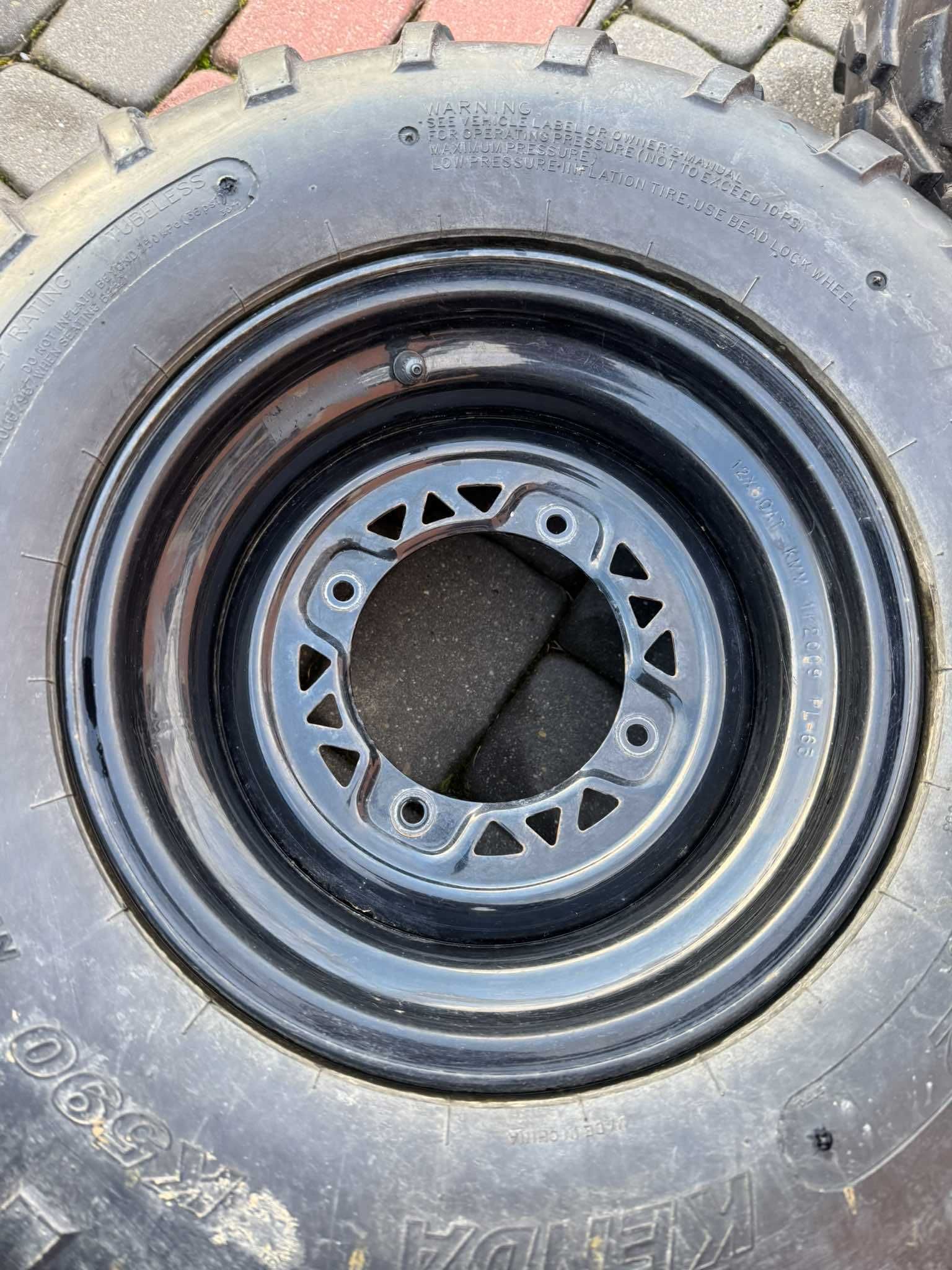 komplet kol kola kolo felga felgi 12 cal cali Polaris Sportsman