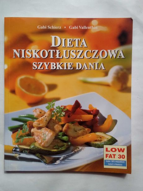 ''Dieta niskotłuszczowa-szybkie dania''Nowa!super cena!