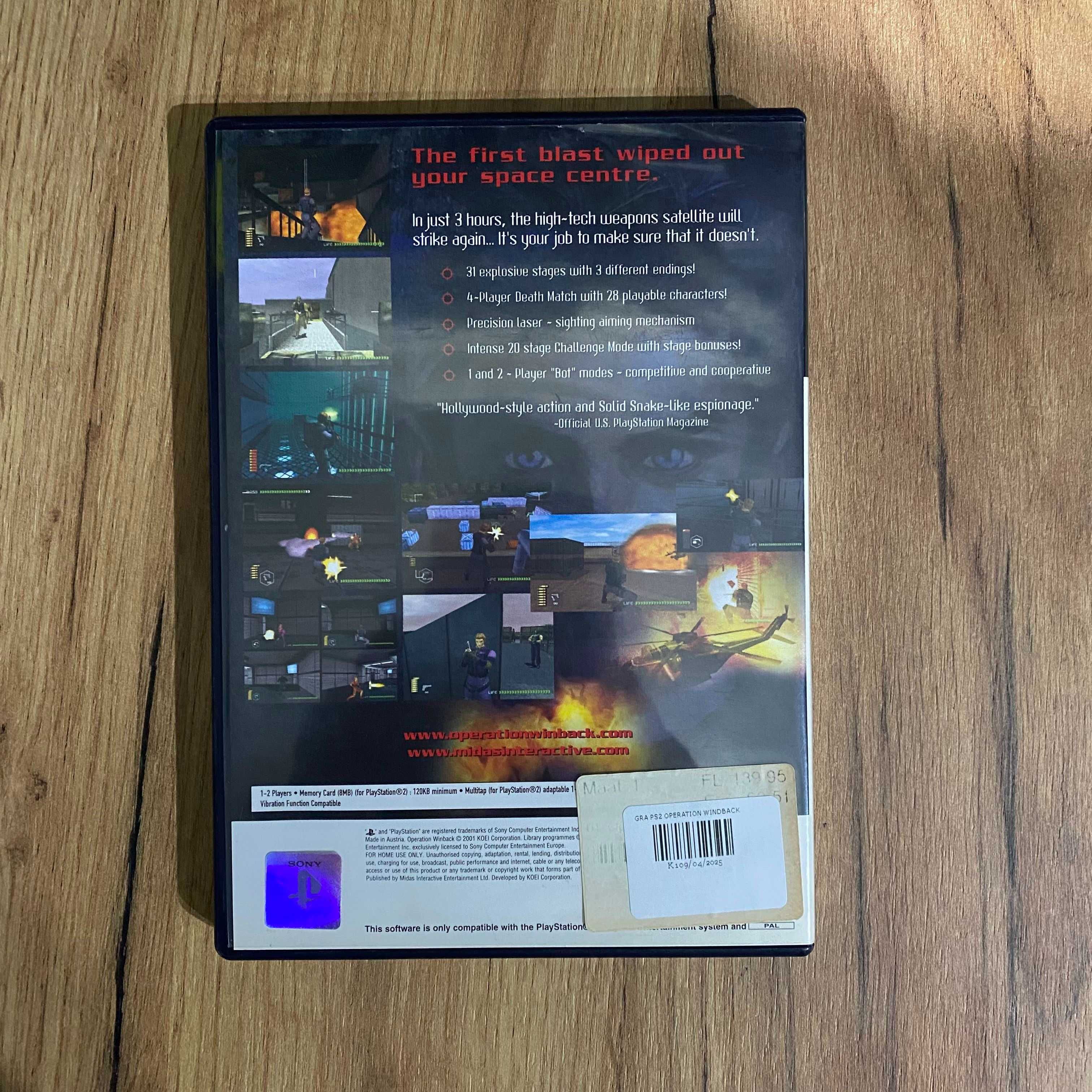 Gra PS2 Operation WinBack