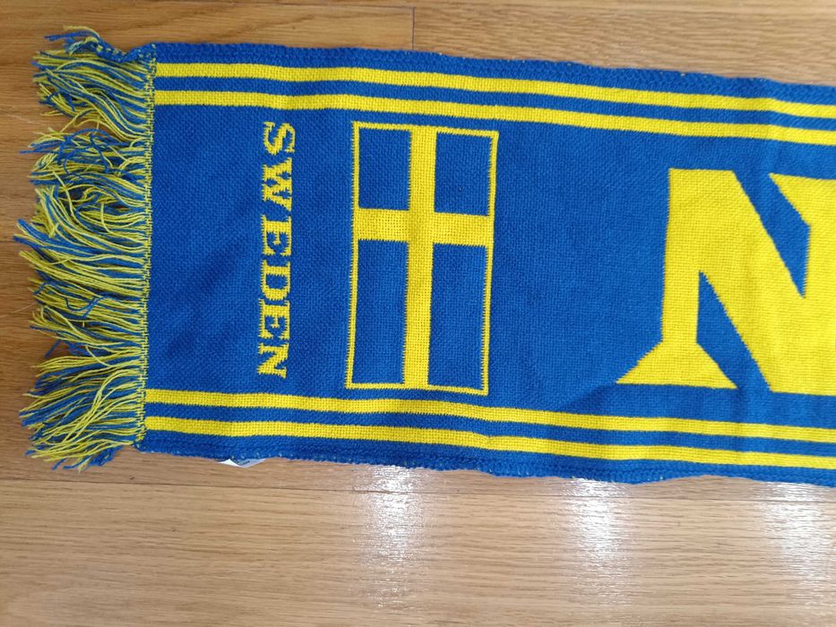 Cachecol Suécia - Sweden - novo bufanda echarpe sciarpa scarf A217