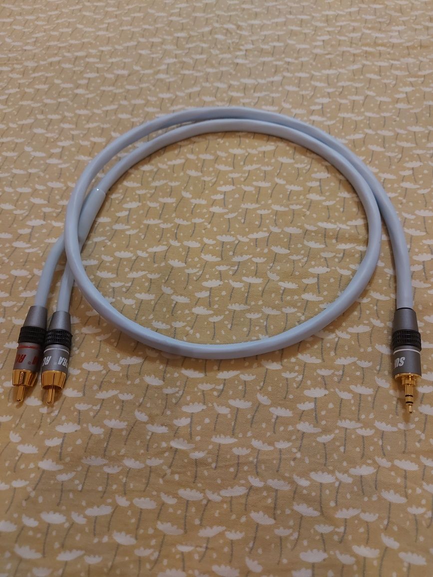 Аудиокабель Supra MP-CABLE 3.5mm-2RCA 1m