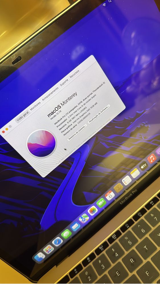 Macbook pro 13” 2016 como novo