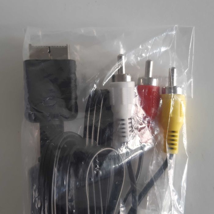 Cabo Composto AV 3RCA PS1, PS2 ou PS3 Novo