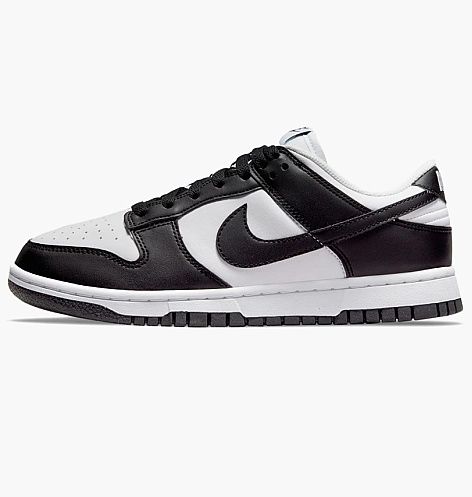 Оригінальні чоловічі кросівкиі NIKE DUNK LOW NEXT NATURE WHITE/BLACK D