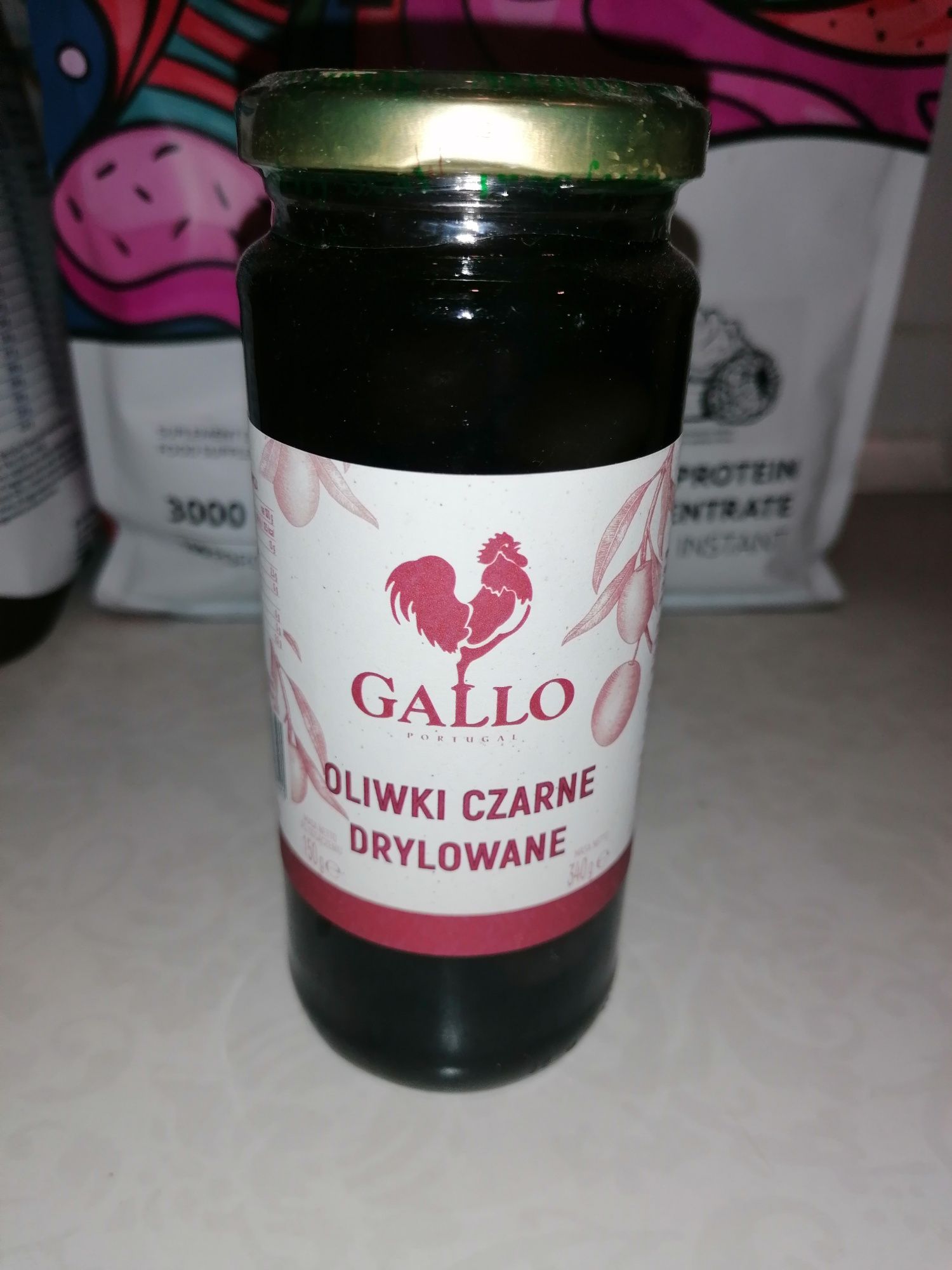 Oliwki czarne 340g/150g Gallo