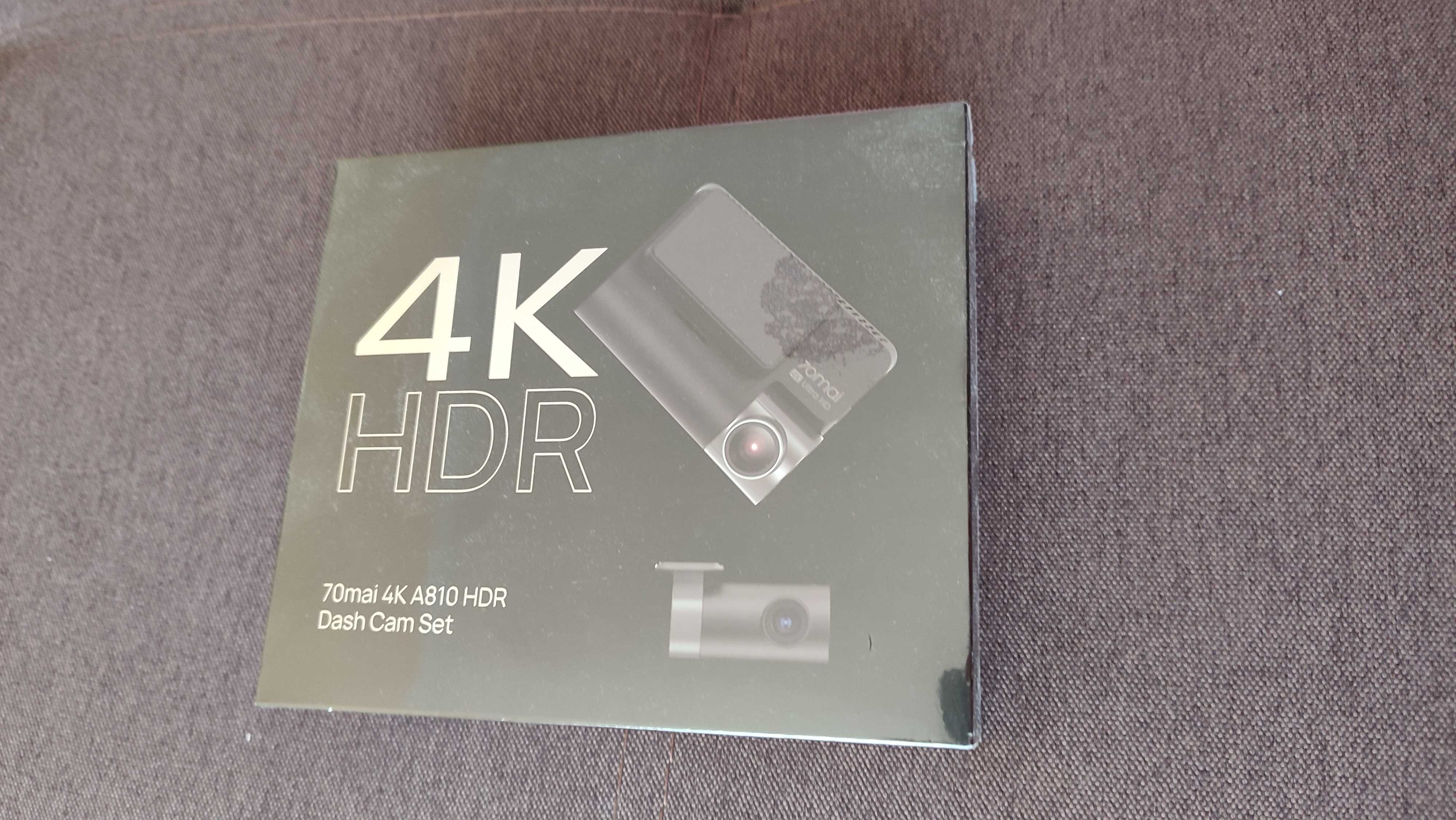 Відеореєстратор 70mai HDR Dash Cam Set 4K A810-2 + задня камера