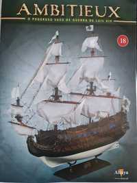 Navio Ambitieux, vaso-almirante da frota de Luís XIV com fascículos