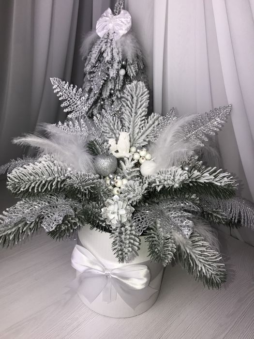 Вічний букет ручної роботи | Декор для дому Подарунок Новорічна ялинка