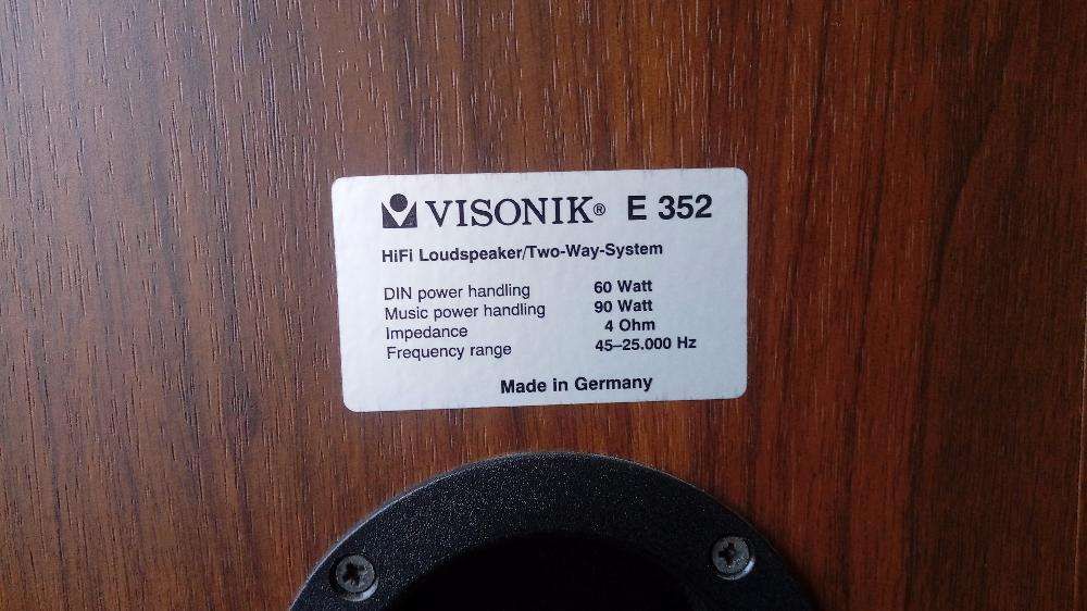 Kolumny, monitory Visonik E352