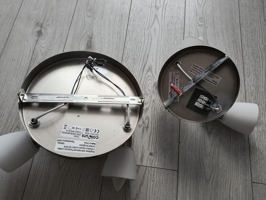 Lampa sufitowa plus kinkiet/komplet lamp